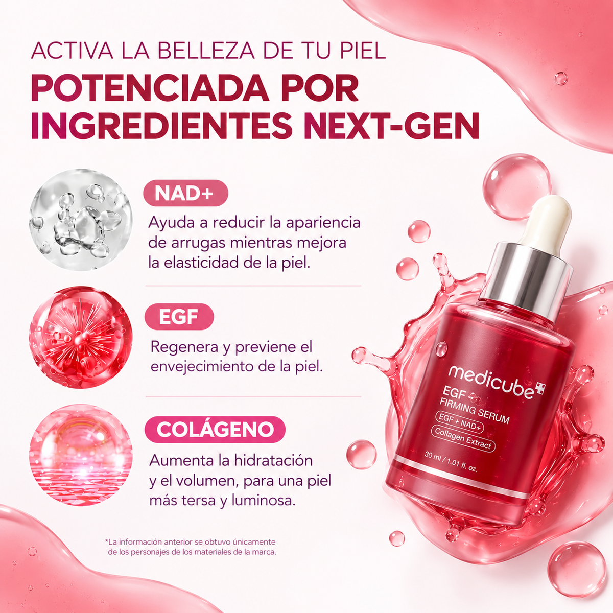 Medicube Nad Firming Serum: Reduce líneas y mejora la firmeza
